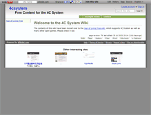 Tablet Screenshot of 4csystem.wikidot.com