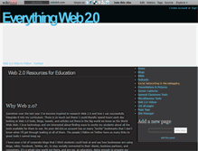 Tablet Screenshot of everythingweb20.wikidot.com