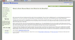 Desktop Screenshot of binaural-brainwaves.wikidot.com