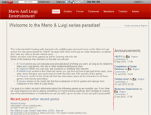 Tablet Screenshot of marioandluigi.wikidot.com