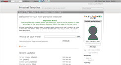 Desktop Screenshot of personal-template.wikidot.com