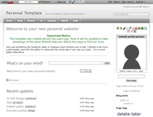 Tablet Screenshot of personal-template.wikidot.com