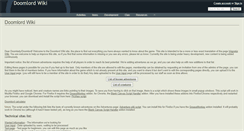 Desktop Screenshot of doomlord.wikidot.com