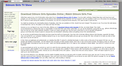 Desktop Screenshot of gilmore-girls.wikidot.com