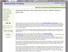 Tablet Screenshot of gilmore-girls.wikidot.com