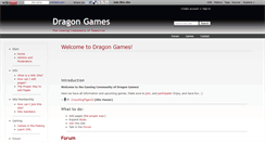 Desktop Screenshot of dragongames.wikidot.com