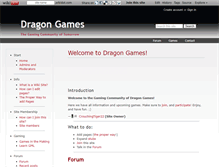 Tablet Screenshot of dragongames.wikidot.com