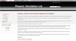 Desktop Screenshot of phoenixsimulationltd.wikidot.com