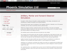 Tablet Screenshot of phoenixsimulationltd.wikidot.com