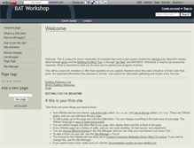 Tablet Screenshot of batworkshop.wikidot.com