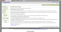 Desktop Screenshot of mindmovies.wikidot.com
