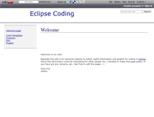 Tablet Screenshot of eclipsecoding.wikidot.com