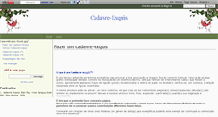 Desktop Screenshot of cadavrexquis.wikidot.com