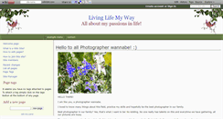Desktop Screenshot of livinglifemyway.wikidot.com