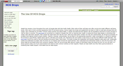 Desktop Screenshot of hcgdrops1.wikidot.com