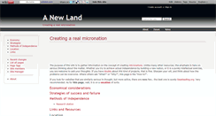 Desktop Screenshot of anewland.wikidot.com