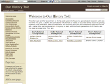 Tablet Screenshot of ourhistorytold.wikidot.com