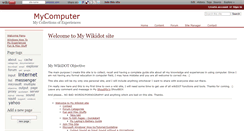 Desktop Screenshot of mycomputer.wikidot.com