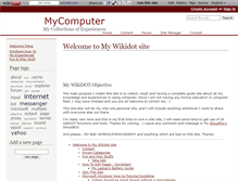 Tablet Screenshot of mycomputer.wikidot.com