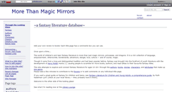 Desktop Screenshot of morethanmagicmirrors.wikidot.com