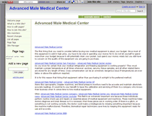 Tablet Screenshot of advancedmalemedicalcenters.wikidot.com