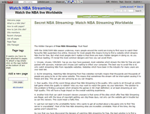 Tablet Screenshot of nbastreaming.wikidot.com