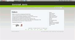 Desktop Screenshot of dominieksavio.wikidot.com