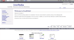 Desktop Screenshot of ironpedia.wikidot.com