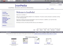 Tablet Screenshot of ironpedia.wikidot.com