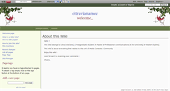 Desktop Screenshot of citravianamcc.wikidot.com