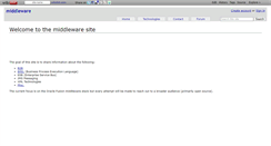 Desktop Screenshot of middleware.wikidot.com