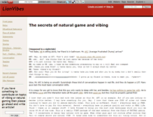 Tablet Screenshot of lionvibes.wikidot.com