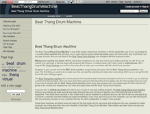 Tablet Screenshot of beatthangdrummachine.wikidot.com