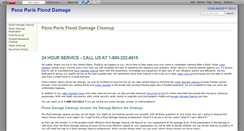 Desktop Screenshot of panaparisflooddamagecleanup.wikidot.com