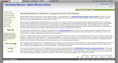 Desktop Screenshot of downloadbloodofwarriors.wikidot.com