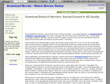 Tablet Screenshot of downloadbloodofwarriors.wikidot.com