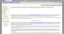 Desktop Screenshot of brothersandsisters.wikidot.com