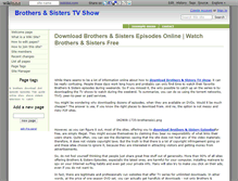 Tablet Screenshot of brothersandsisters.wikidot.com