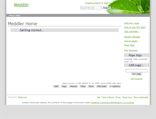 Tablet Screenshot of meddler.wikidot.com