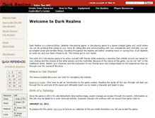 Tablet Screenshot of darkrealms.wikidot.com