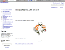Tablet Screenshot of jesusperez.wikidot.com