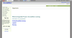 Desktop Screenshot of grondeffect.wikidot.com