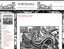 Tablet Screenshot of fortean.wikidot.com