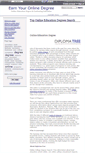 Mobile Screenshot of onlinedegree.wikidot.com