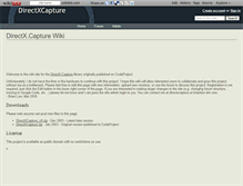 Tablet Screenshot of directxcapture.wikidot.com