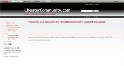 Desktop Screenshot of cheatercommunity.wikidot.com