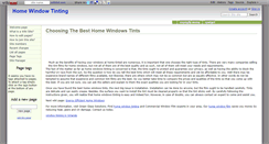 Desktop Screenshot of home-window-tinting.wikidot.com