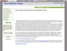 Tablet Screenshot of home-window-tinting.wikidot.com