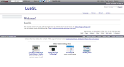 Desktop Screenshot of luagl.wikidot.com
