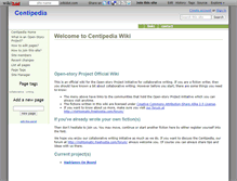 Tablet Screenshot of centipedia.wikidot.com